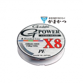 가마가츠 G-Power X8 PE(합사) 150m [멀티 컬러]